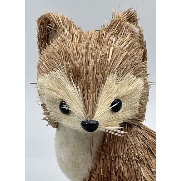 Large Holiday Sisal Bristle Buri Brush Animal Woodland Figures 8" Tall CHOOSE 1 - Picture 8 of 16